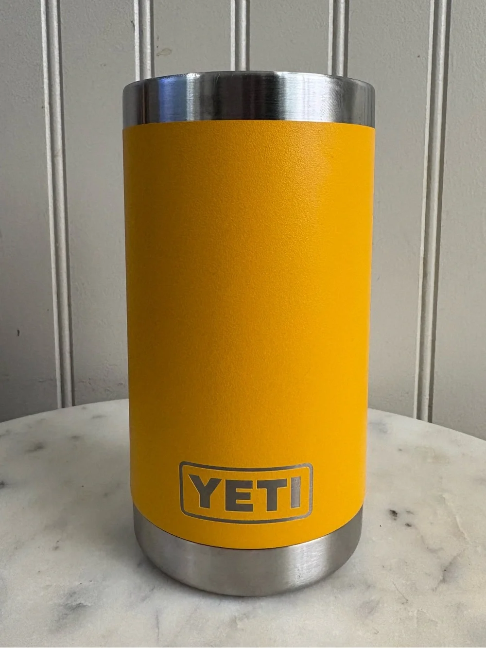 YETI Rambler 12oz Water Bottle Tumbler Yellow NO LID Travel Vacation School Hike - Picture 1 of 8